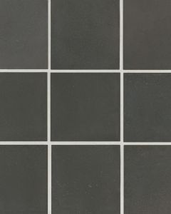 Celine Black Glazed Porcelain Tile 4"x4" Tile
