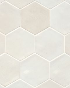 Celine Glossy White Glazed Porcelain Tile 4.5"x4" Tile