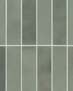 Celine Sage Glazed Porcelain Tile 2"x6" Tile