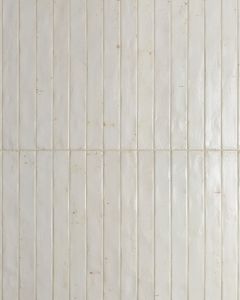 Chroma White Glazed Porcelain Tile 2"x18" Tile