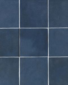 Cloe Blue Glazed Ceramic Tile 5"x5" Tile