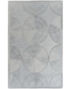 Denali Ivory/Grey Pinwheels Area Rug