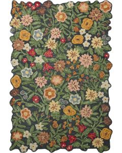 Edith EDT-01 Navy/Multi Area Rug