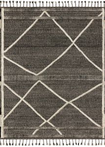 Iman IMA-02 Beige/Charcoal Area Rug