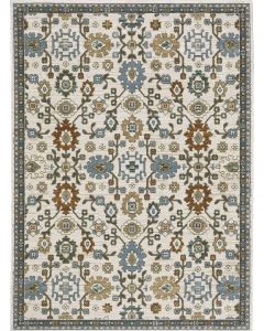 Keira KEI02 Ivory/Multi Area Rug