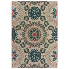 Latitude 1903w Grey/Blue Area Rug