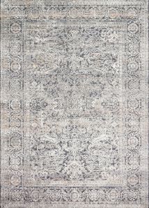 Lucia LUC-03 Steel/Ivory Area Rug