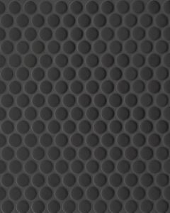Le Cafe Black Porcelain Penny Round Mosaic Tile 3/4" Penny Round Mosaic Tile