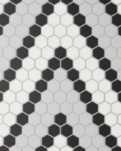 Le Cafe Design 8 Glazed Porcelain Mosaic Deco Tile 1"x1" Mosaic Deco Tile