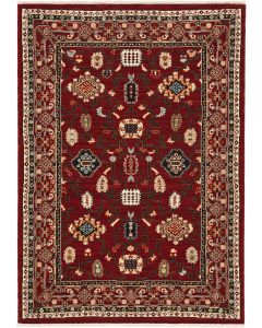 Lilihan 43s Red/Black Area Rug