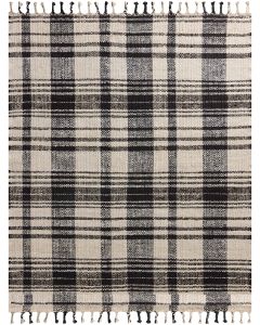 Louie LOE-04 Ivory/Black Area Rug