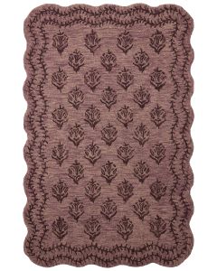 Lisette LST-01 Plum/Dark Plum Area Rug