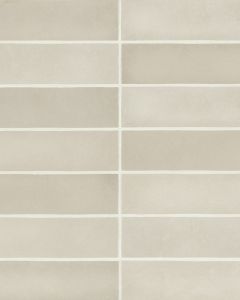 Makoto Kumo Grey Glazed Ceramic Tile 2.5"x10" Tile