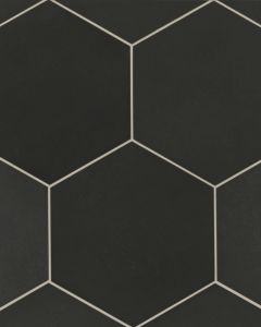 Makoto Kuroi Black Glazed Porcelain Tile 10"x11.5" Tile