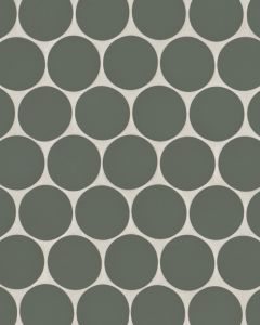 Makoto Midori Green Glazed Porcelain Tile 2" Mosaic Tile