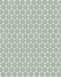 Marin Aloe Green 3/4" Penny Mosaic Tile