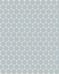 Marin Misty Blue 3/4" Penny Mosaic Tile