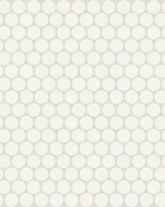 Marin Pearl White 3/4" Penny Mosaic Tile