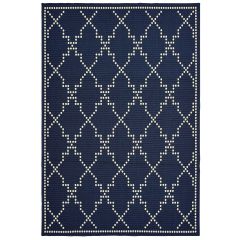 Marina 7765b Navy/Ivory Area Rug