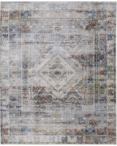 Melrose 39P0F Gray/Red/Blue Area Rug