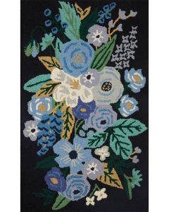 Minnie MIN-08 Black Area Rug