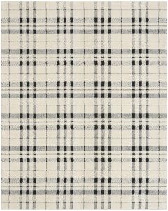Modern Comfort MNC04 Ivory Black Area Rug