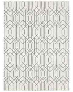Montecito 4158w White/Grey Area Rug