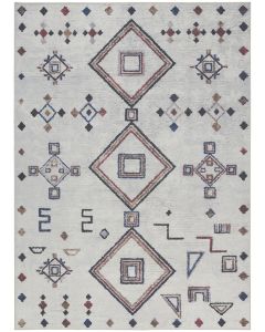 New Concept Washables SR108 Ivory Multicolor Area Rug