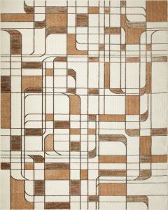 Nordic NRC17 Ivory Rust Area Rug