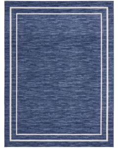 Nourison Essentials NRE02 Navy/Ivory Rug