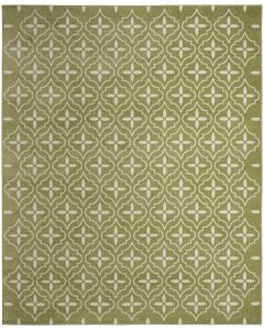 Nourison Essentials NRE04 Green Ivory Rug