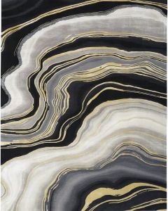 Prismatic PRS31 Charcoal Grey Area Rug