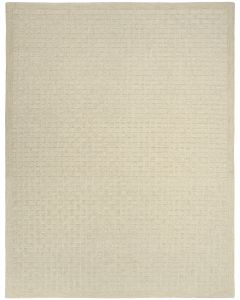 Pure Grids PGR01 Ivory Beige Area Rug