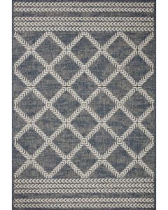 Rainier RAI-05 Denim/Ivory Area Rug
