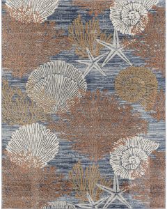 Seaside SDS04 Blue Multicolor Area Rug