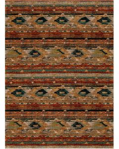 Spice Market Infused Aquamarine Area Rug