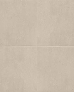 Thaddeus Almond Matte Glazed Porcelain 32"x32" Field Tile