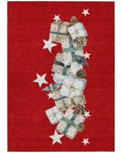 Wonderland WN33 Red Area Rug