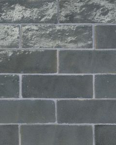 Zagora Charcoal Glossy Glazed Ceramic 2"x6" Field Tile