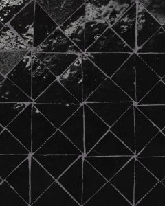 Zagora Nero Glossy Glazed Ceramic Triangle Mosaic Tile