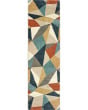 Carson 9659b Blue/Orange Area Rug