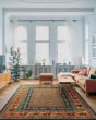 Old World Classic Pazyrk Burnished Rust Area Rug