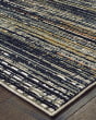 Bowen 1332h Black/Navy Area Rug