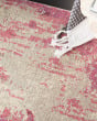 Celestial CES02 Ivory/Pink Area Rug