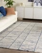 Colorado CLR01 White Blue Area Rug
