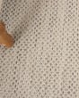 Courtyard COU01 Ivory Silver Area Rug
