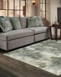 Evolution 8039e Blue/Green Area Rug
