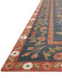 Fiore FIO-01 Navy/Rust Area Rug