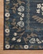 Fiore FIO-01 Navy Grey Area Rug