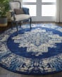 Grafix GRF14 Navy Blue Area Rug